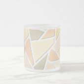 Tasse Givré Motif en mosaïque jaune citron (Centre)