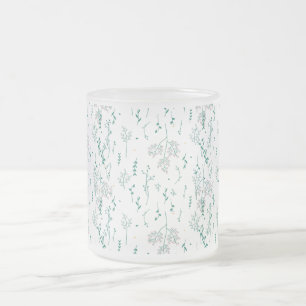 Tasse Givré motif fleur sauvage