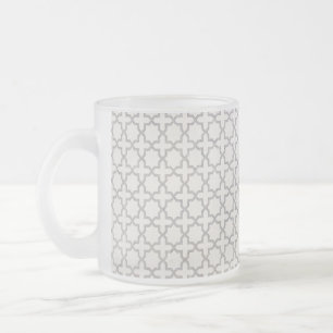 Tasse Givré Motif géométrique beige islamique