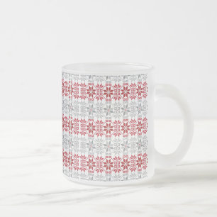 Tasse Givré Motif géométrique du soleil du matin letton VIII