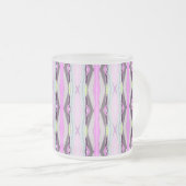 Tasse Givré Motif rose unique (Devant droit)