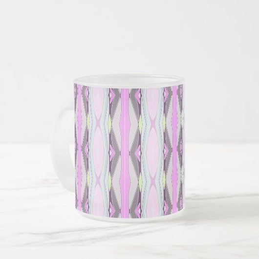 Tasse Givré Motif rose unique (Devant gauche)