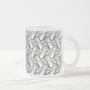 Tasse Givré Motif triangulaire avec cercle