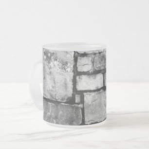 Tasse Givré Motifs de maçonnerie - Mur de jardin 1
