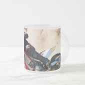 Tasse Givré Motocross (Devant droit)