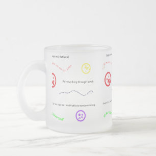 Tasse Givré Mots et expressions dans le cerveau d'un