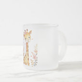 Tasse Givré "Mug en verre girafe" (Devant droit)