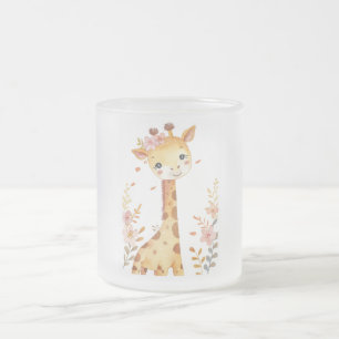 Tasse Givré "Mug en verre girafe"