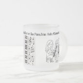 Tasse Givré Musique (Devant droit)