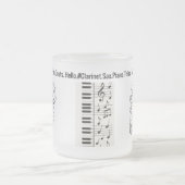 Tasse Givré Musique (Centre)