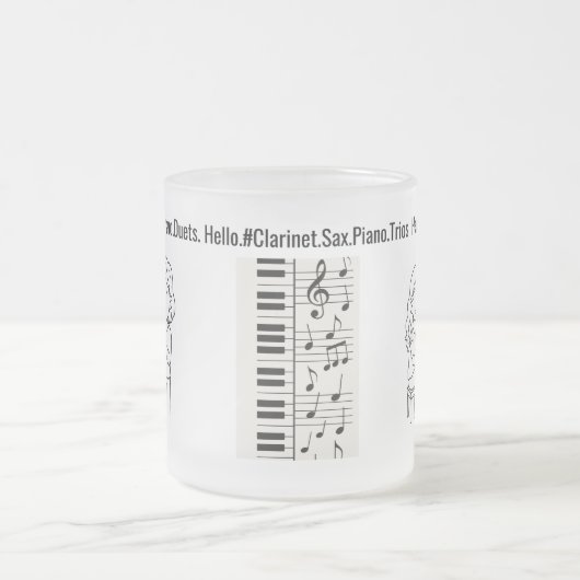 Tasse Givré Musique (Centre)