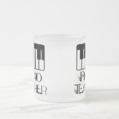 Tasse Givré Musique de clavier de professeur de piano (Centre)