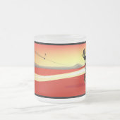 Tasse Givré Musique de coucher de soleil Kokopelli (Centre)