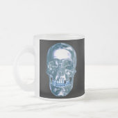 Tasse Givré Musique de crâne Chrome bleu (Gauche)