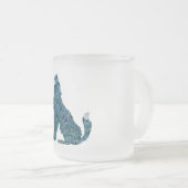 Tasse Givré Musique de verre Wolf Art (Devant droit)