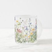 Tasse Givré Musique florale congelée (Devant droit)