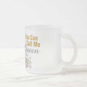 Tasse Givré Musique Queen Frosted Glass