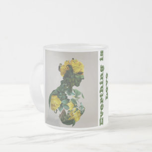 Tasse Givré Musiques en verre dépoli