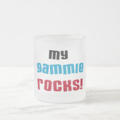 Tasse Givré My Gammie Rocks T-shirts et cadeaux (Centre)