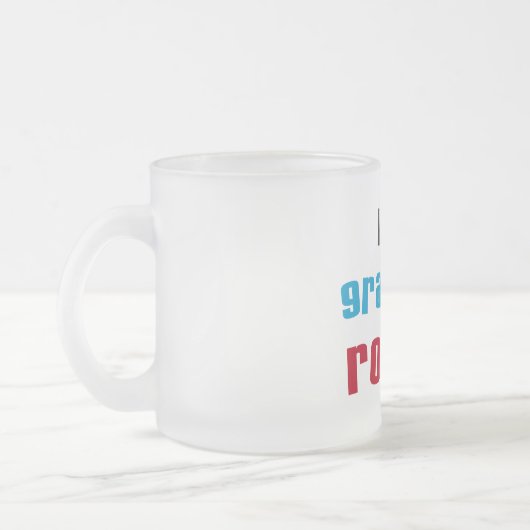 Tasse Givré My Grammie Rocks T-shirts et cadeaux (Gauche)