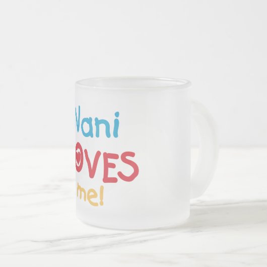 Tasse Givré Nani aime mes t-shirts et cadeaux (Devant droit)