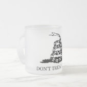 Tasse Givré Ne marchez pas sur moi (Devant gauche)