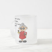 Tasse Givré Ne Me Menez Pas Dans Un Humour De Tentation (Devant gauche)