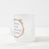 Tasse Givré Ne me parle pas (Devant gauche)