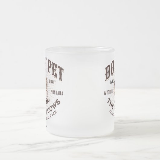 Tasse Givré Ne pas familiariser avec les vaches à la luffée Bi (Centre)