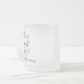 Tasse Givré Ne quittez pas votre rêve de jour (Devant gauche)
