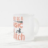 Tasse Givré Ne sois pas une sorcière basique Halloween (Devant droit)