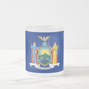 Tasse Givré New York : The Empire State, Home Big Apple Flag