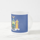 Tasse Givré New York : The Empire State, Home Big Apple Flag (Devant droit)