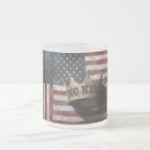 Tasse Givré No King – Distressed Crown with American Flag (Centre)