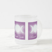 Tasse Givré Noël béni (déesse triple de lune) (Devant droit)