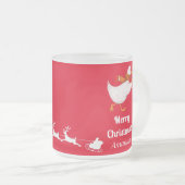 Tasse Givré Noël du canard mou (Devant droit)