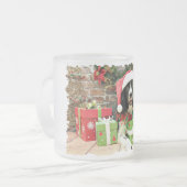 Tasse Givré Noël - épagneul de springer anglais - Lucy (Devant gauche)