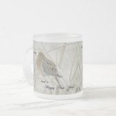Tasse Givré Noël et Nouvel An - Dove de deuil (Devant gauche)