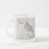 Tasse Givré Noël et Nouvel An - Dove de deuil (Gauche)