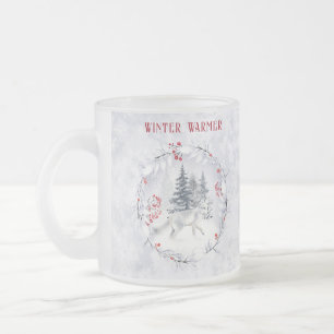 Tasse Givré Noël hiver neige Arctic Fox personnalisé