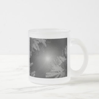 Tasse Givré Noël Poinsettia Noir Et Gris VI