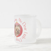 Tasse Givré Noël Yorkshire Terrier (Devant droit)