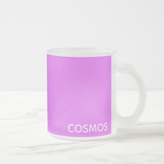 Tasse Givré Nom de couleur pourpre cosmos (Droit)