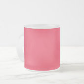 Tasse Givré Nom de couleur rose Flamant rose (Devant gauche)