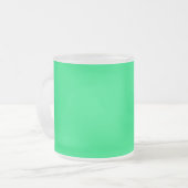 Tasse Givré Nom de couleur verte Aurora (Devant gauche)