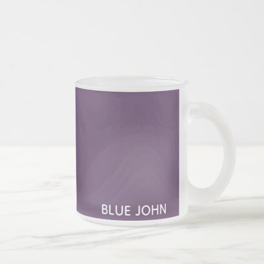 Tasse Givré Nom de la couleur violette de Blue John (Droit)