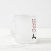 Tasse Givré Noms des rennes Rudolph, Comet, Blixen Reindeer (Devant gauche)