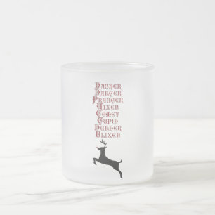Tasse Givré Noms des rennes Rudolph, Comet, Blixen Reindeer