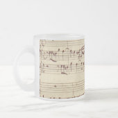 Tasse Givré Notes de musique ancienne - Feuille de musique Bac (Gauche)