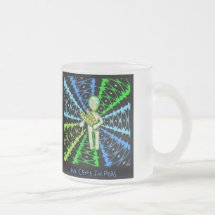 Tasse Givré Nous venons en pois !